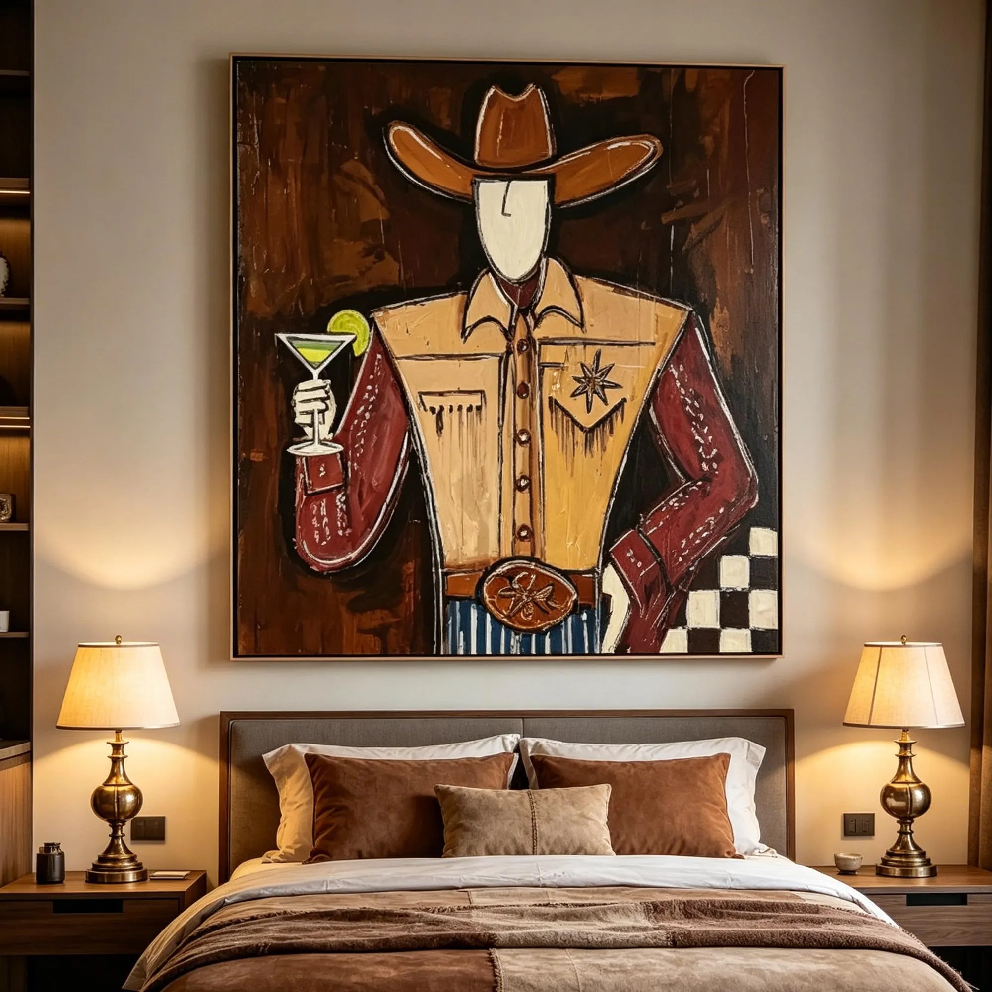 Retro Cowboy Wall Decor