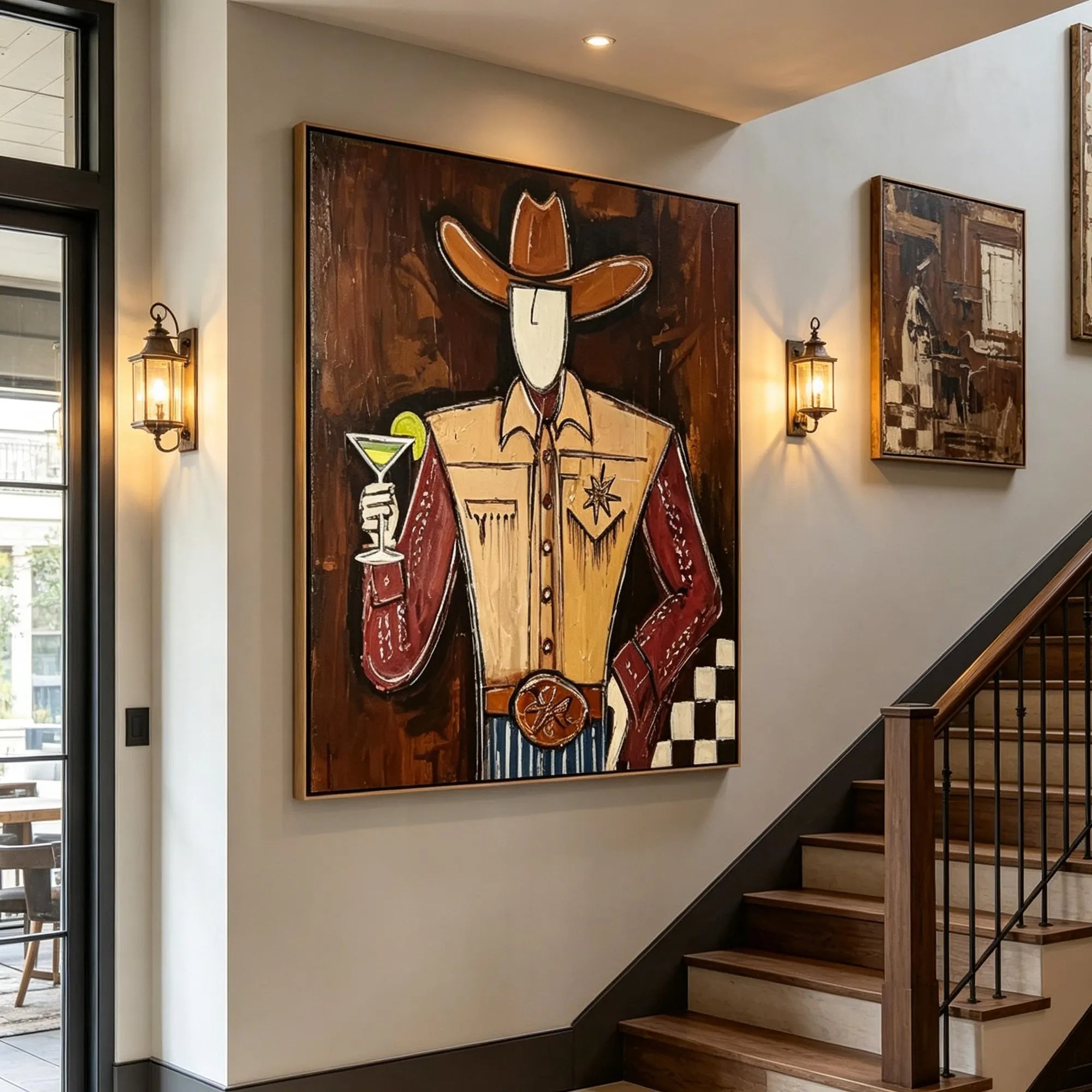 Retro Cowboy Wall Decor