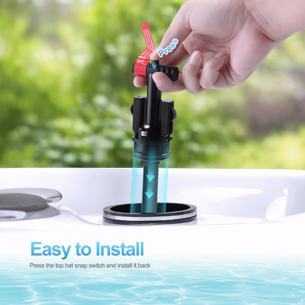 Hot Springs Salt Cartridge Fresh Water Compatible with Hot Springs Hot Tubs, Limelight, Caldera Paradise & Utopia, Freshwater Replacement Salt Cartridge System