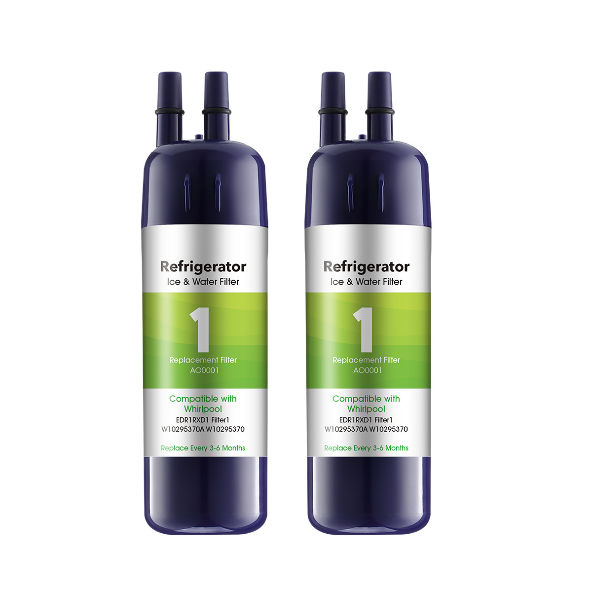AO01 Replacement Refrigerator Water Filter for EDR1-RXD1 W11602565 W10295370A P8RFWB2L 9081 Filter 1 Whr1rxd1