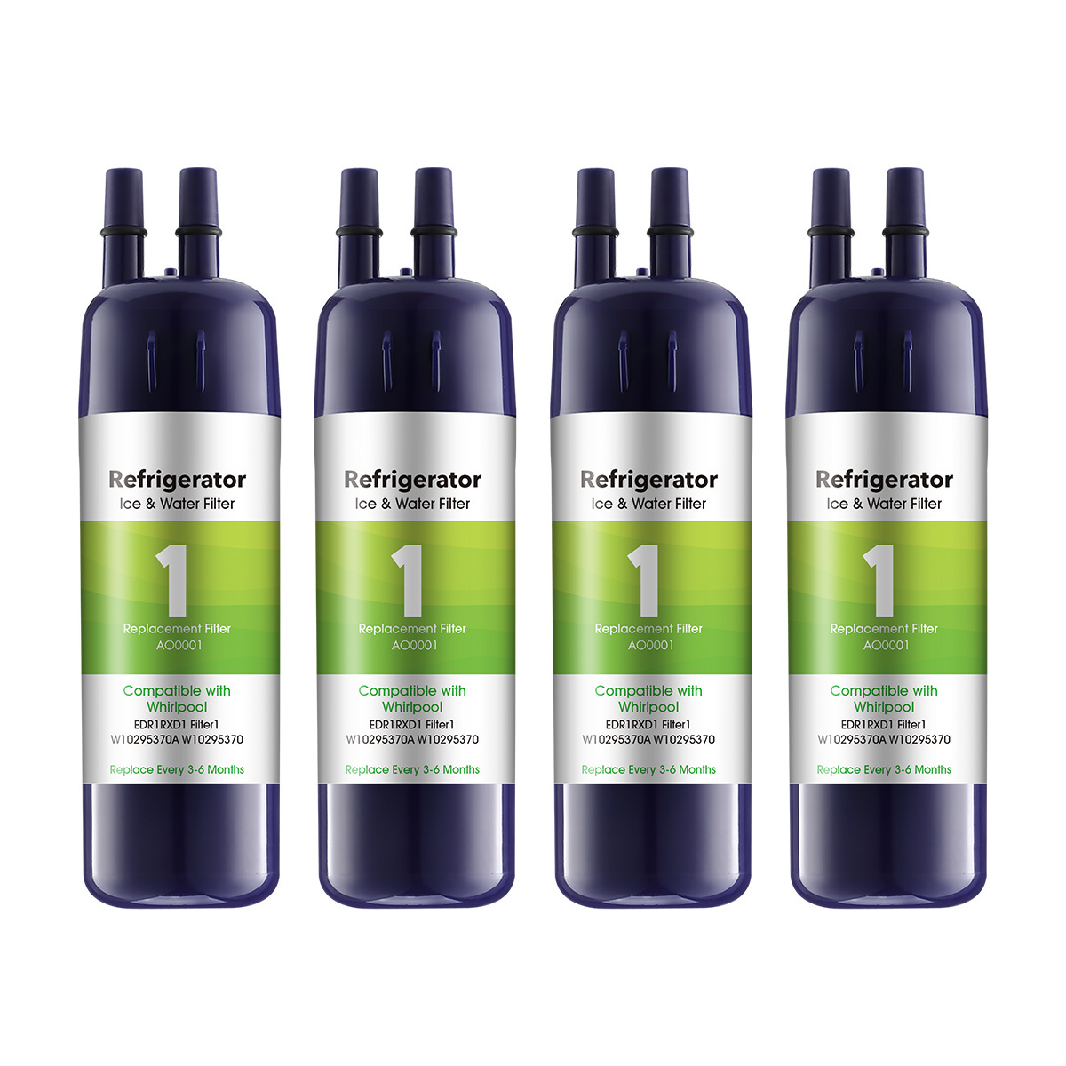 AO01 Replacement Refrigerator Water Filter for EDR1-RXD1 W11602565 W10295370A P8RFWB2L 9081 Filter 1 Whr1rxd1