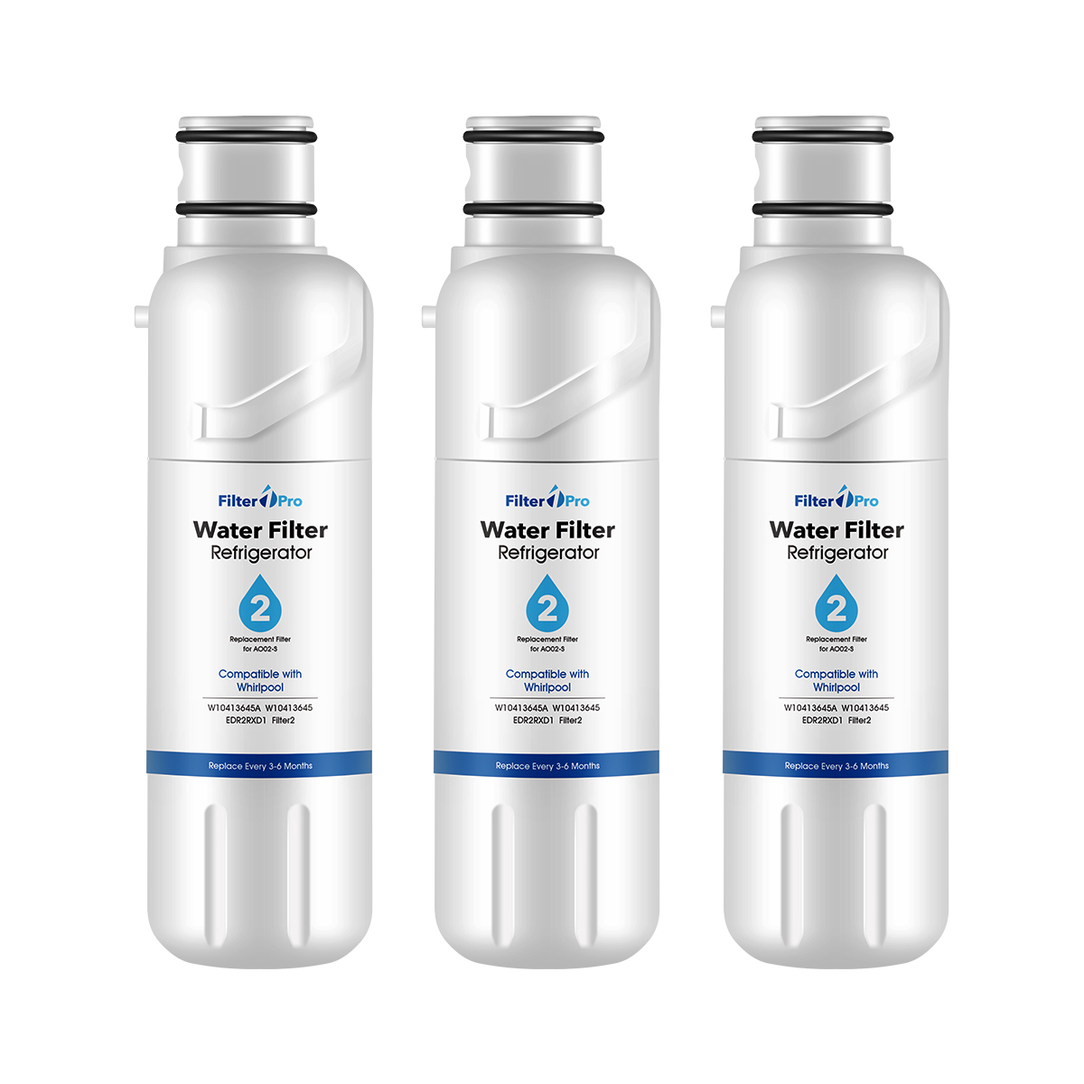 Replacement Refrigerator Water Filters for Edr2rxd1 W10413645a P9rfwb2l Gp002 AO02