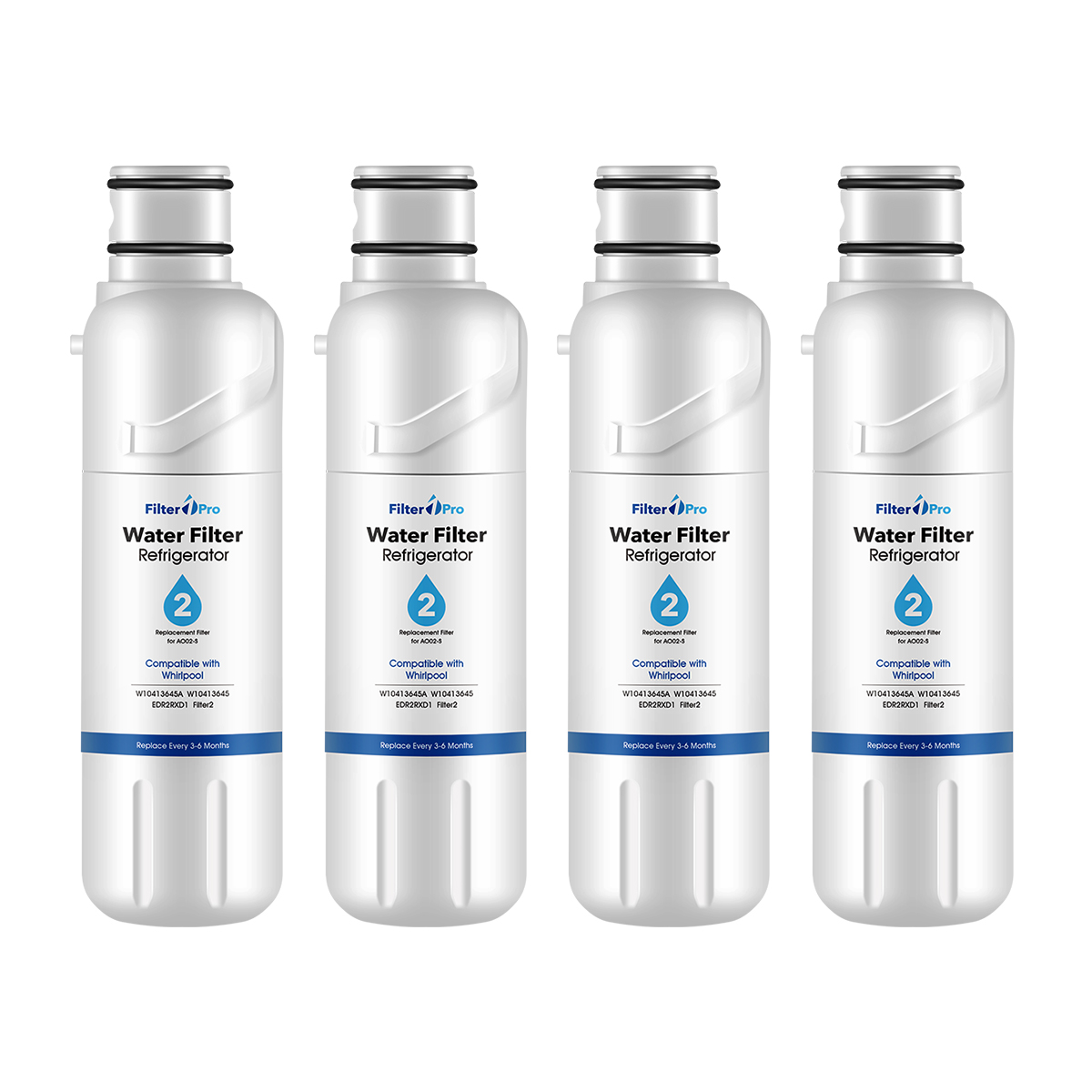 Replacement Refrigerator Water Filters for Edr2rxd1 W10413645a P9rfwb2l Gp002 AO02