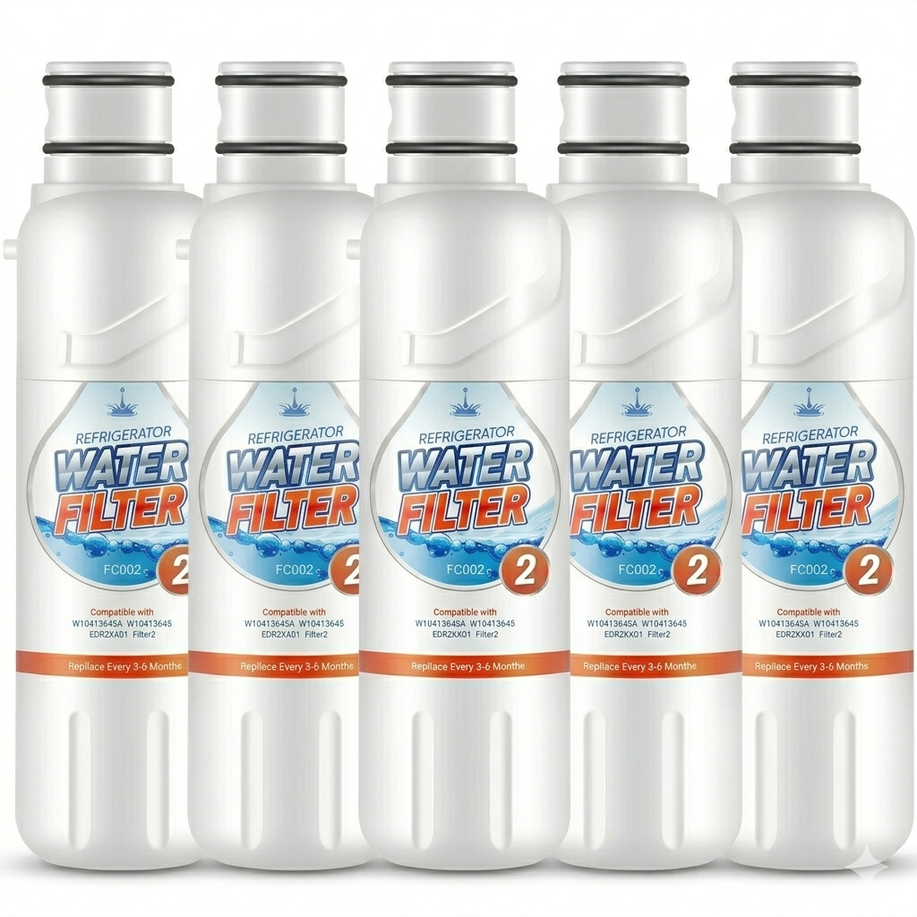 EDR2RXD1 Filter 2 Water Filter Replacement for W10413645A, W10413645, P9RFWB2L, Kenmore 46-9903, 5-Pack Refrigerator Water Filters by Filterscollection
