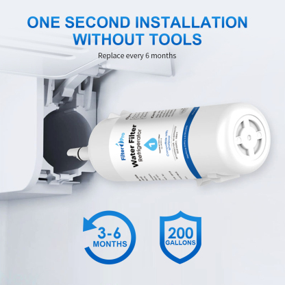 AO01 Replacement Refrigerator Water Filter for EDR1-RXD1 W11602565 W10295370A P8RFWB2L 9081 Filter 1 Whr1rxd1