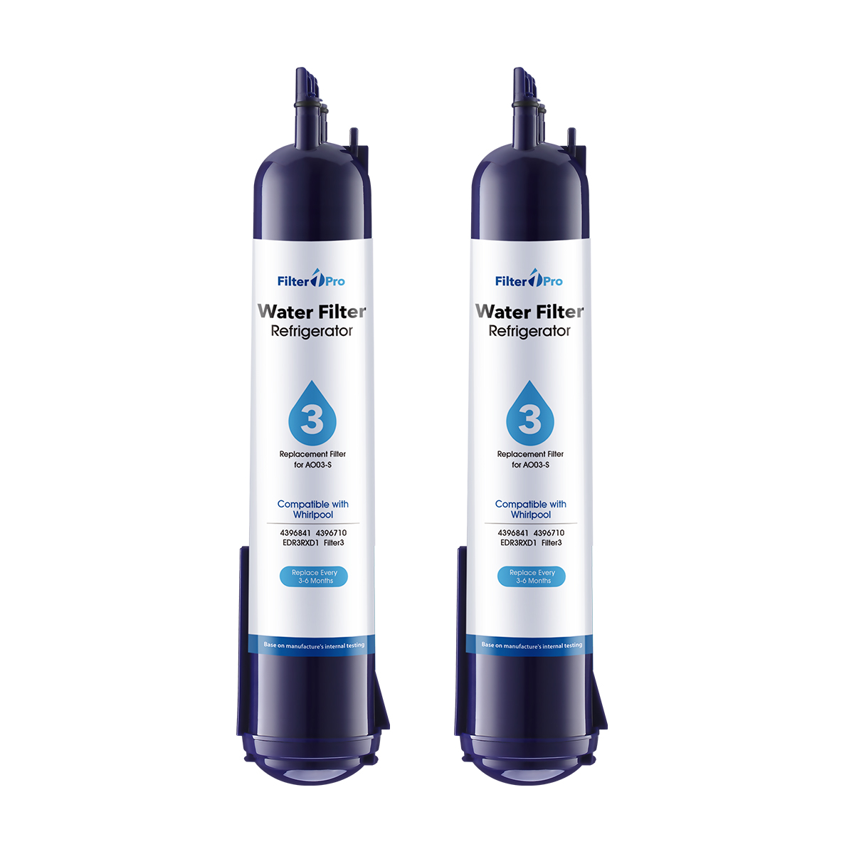 AO03 Replacement Refrigerator Water Filter for EDR3-RXD1 4396841 9083 Filter 3 Purple
