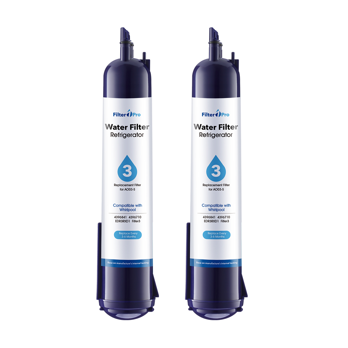 AO03 Replacement Refrigerator Water Filter for EDR3-RXD1 4396841 9083 Filter 3 Purple