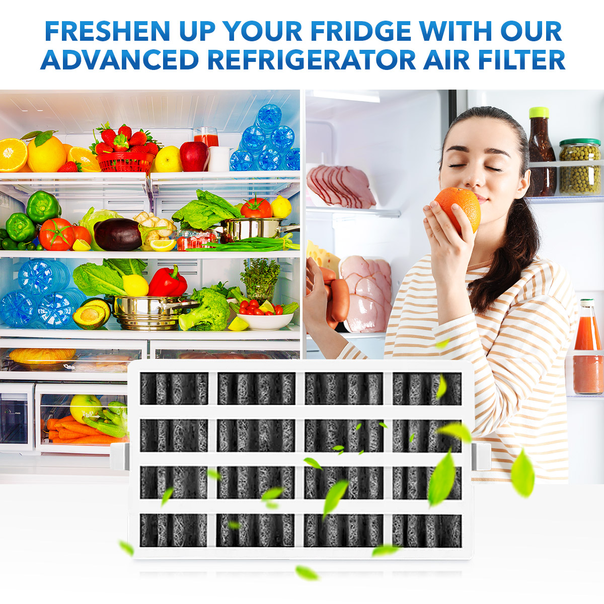 AF01 Air Filters for Fresh Flow W10311524 W10315189 W10335147A Air 1 Refrigerator Air Filter
