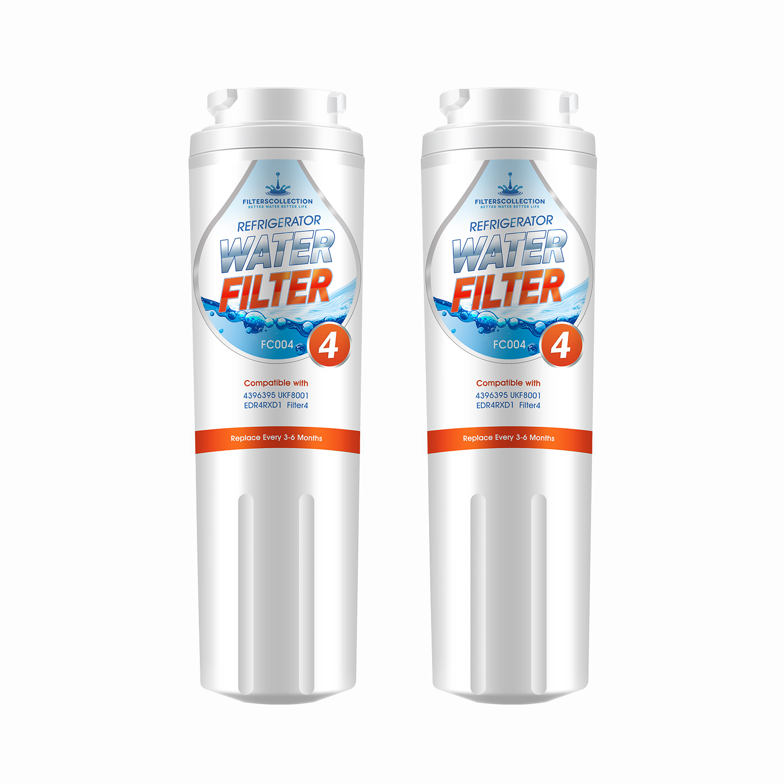 EDR4RXD1 Replacement Refrigerator Water Filter 4 for Ukf8001 4396395 Sp Wp400 3 Packs