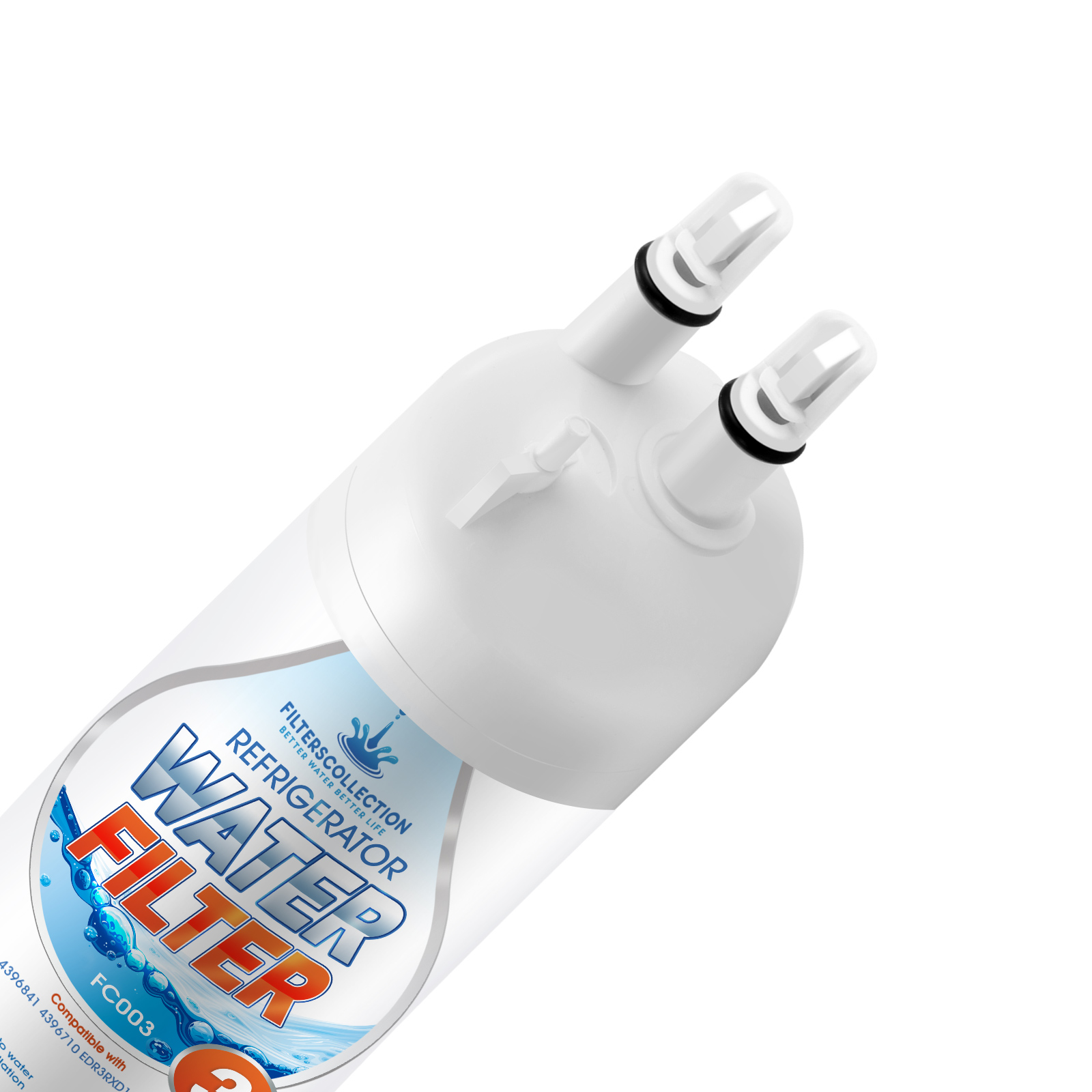 Edr3rxd1 Replacement Refrigerator Water Filter for RFC3800A 4396710 W10186667 3 Packs