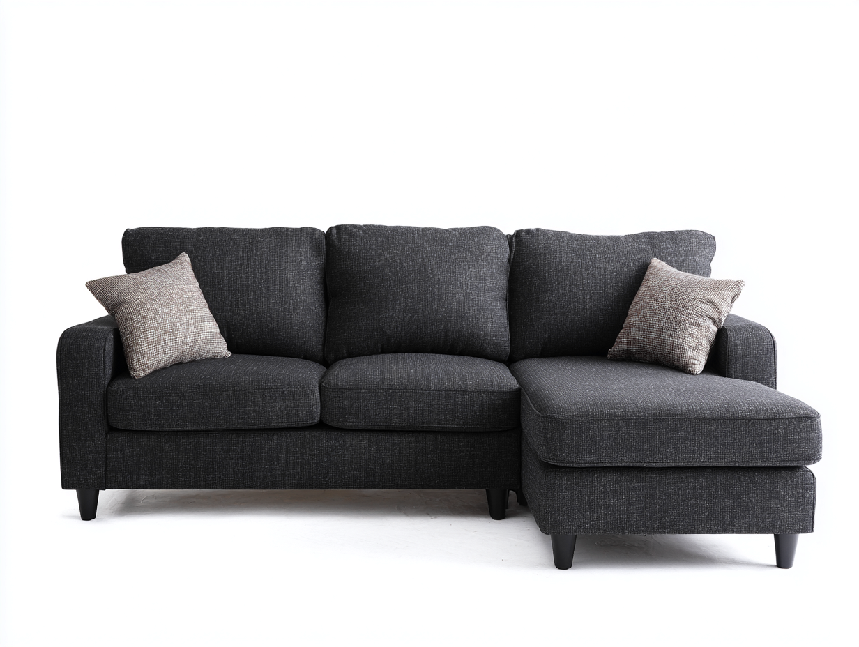 Sofá rinconera tapizado 270x160x80 cm - beige - para salón - diseño moderno