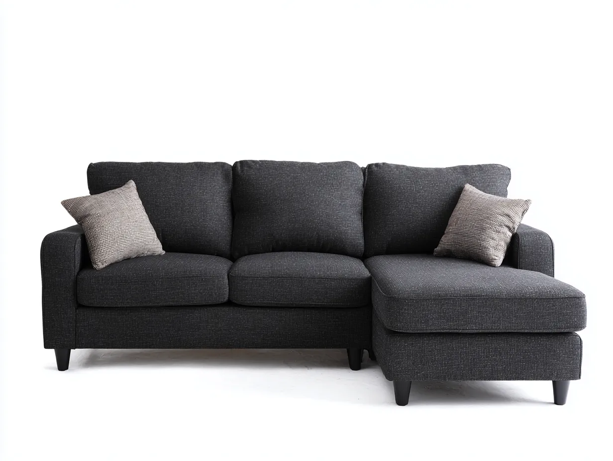 Sofá rinconera tapizado 270x160x80 cm - beige - para salón - diseño moderno