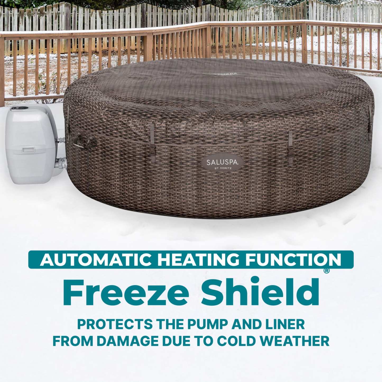 🎄Today's Special Value🎁Bali by Bestway 5-7 Person EnergySense Inflatable Hot Tub