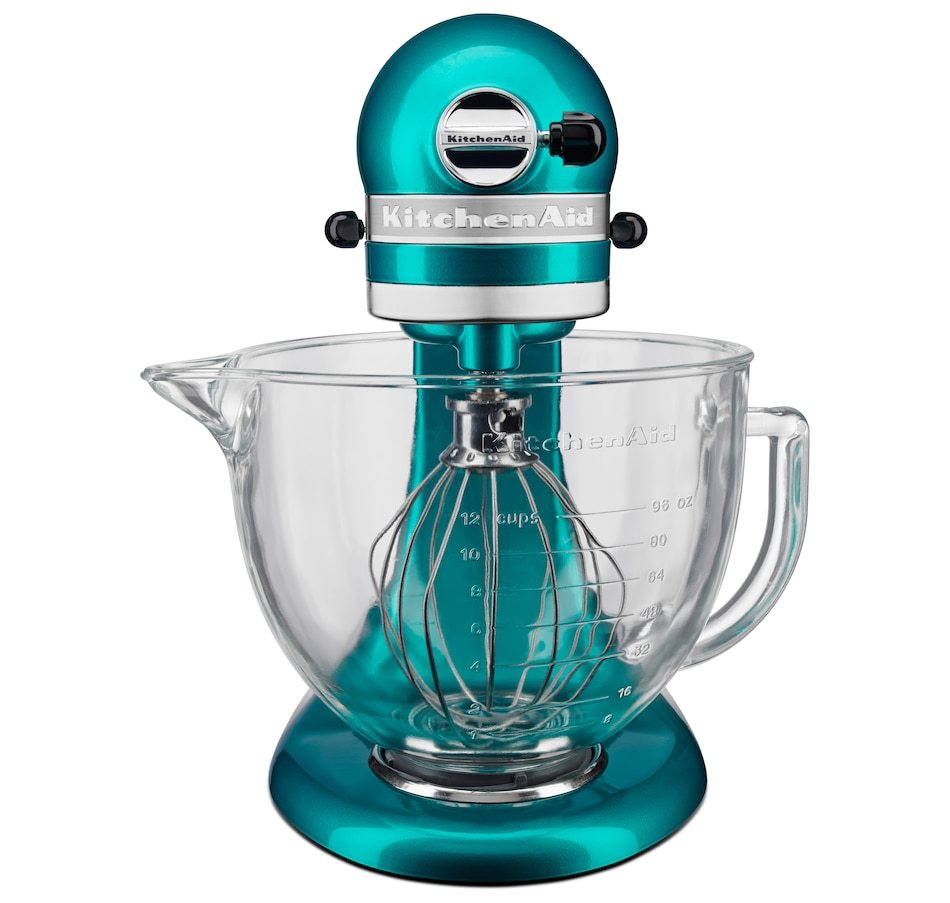🎄Christmas Sale Price🎁KitchenAid Artisan Design Series 5-Quart Tilt-Head Stand Mixer with Glass Bowl