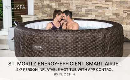 🎄Today's Special Value🎁Bali by Bestway 5-7 Person EnergySense Inflatable Hot Tub
