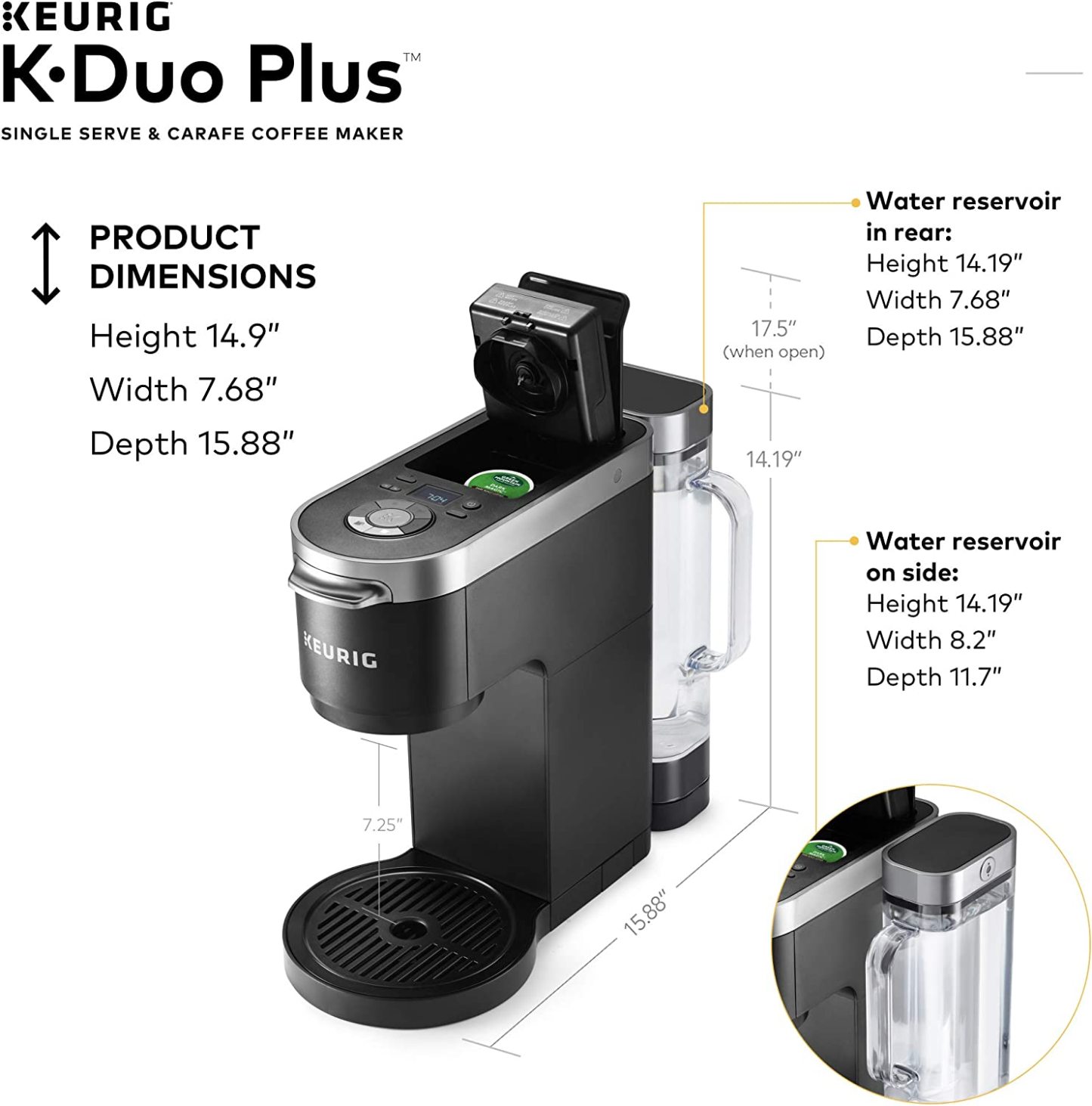 💝𝐐𝐕𝐂'𝐬 𝐁𝐥𝐚𝐜𝐤 𝐅𝐫𝐢𝐝𝐚𝐲 𝐃𝐞𝐚𝐥𝐬✨Keurig K-Duo Plus Single Serve & Carafe Coffee Maker