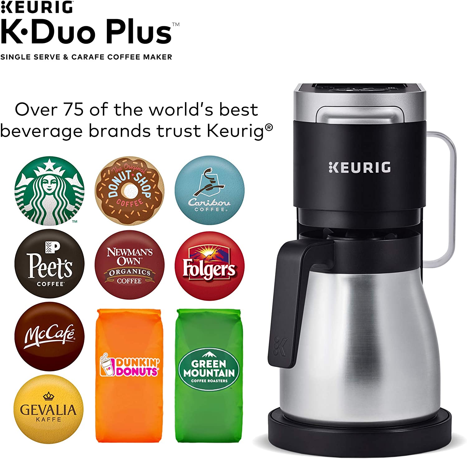 💝𝐐𝐕𝐂'𝐬 𝐁𝐥𝐚𝐜𝐤 𝐅𝐫𝐢𝐝𝐚𝐲 𝐃𝐞𝐚𝐥𝐬✨Keurig K-Duo Plus Single Serve & Carafe Coffee Maker