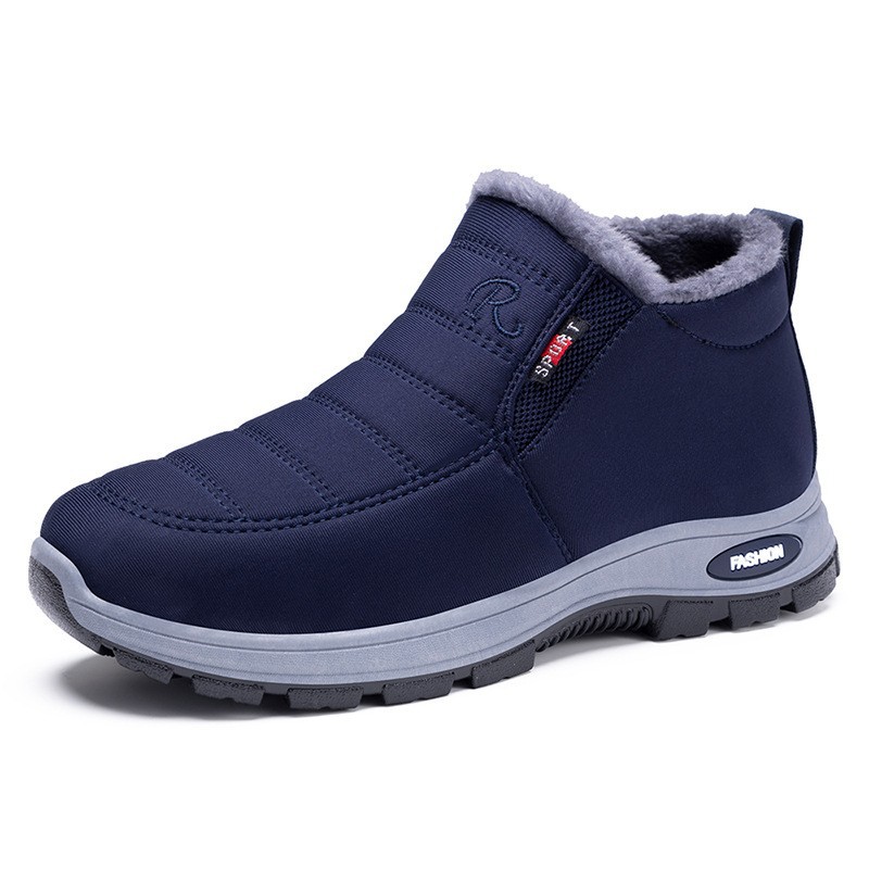Women’s Slip-On Fleece-Lined Winter Boots – Warm, Waterproof & Anti-Sl