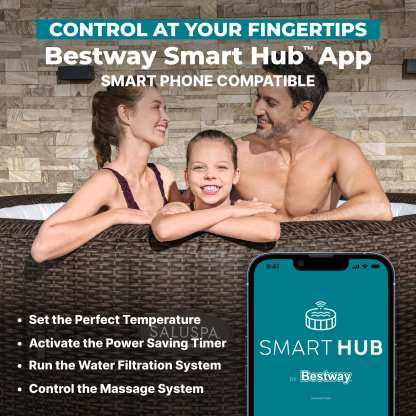 🎄Today's Special Value🎁Bali by Bestway 5-7 Person EnergySense Inflatable Hot Tub