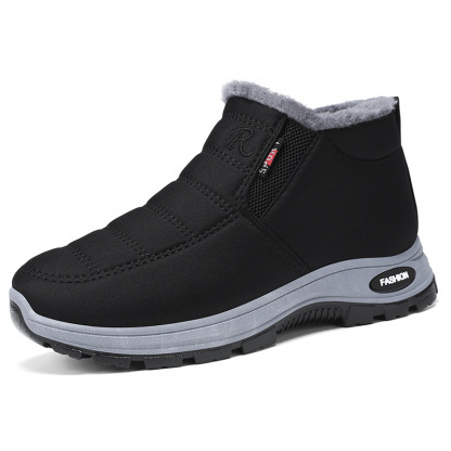 Women’s Slip-On Fleece-Lined Winter Boots – Warm, Waterproof & Anti-Slip