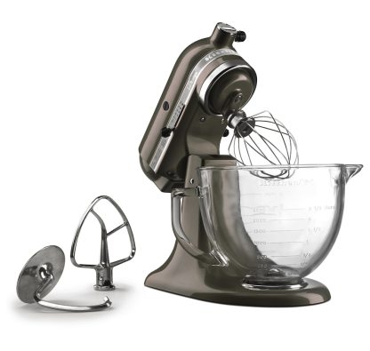🎄Christmas Sale Price🎁KitchenAid Artisan Design Series 5-Quart Tilt-Head Stand Mixer with Glass Bowl