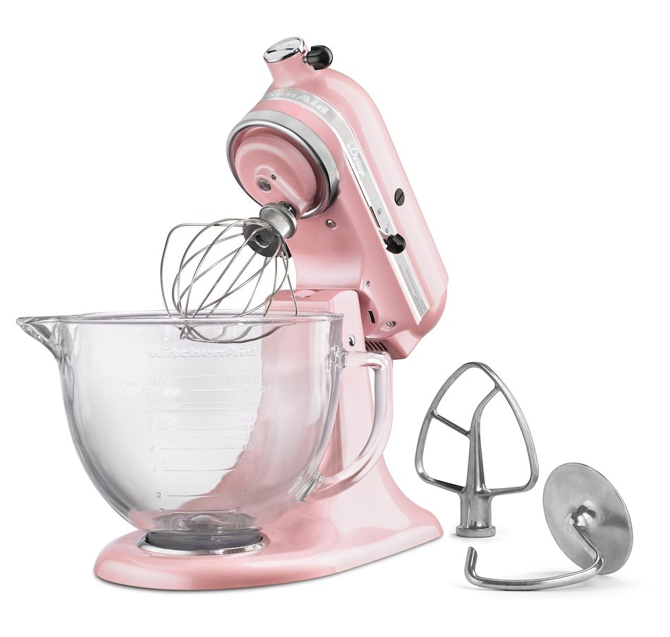🎄Christmas Sale Price🎁KitchenAid Artisan Design Series 5-Quart Tilt-Head Stand Mixer with Glass Bowl