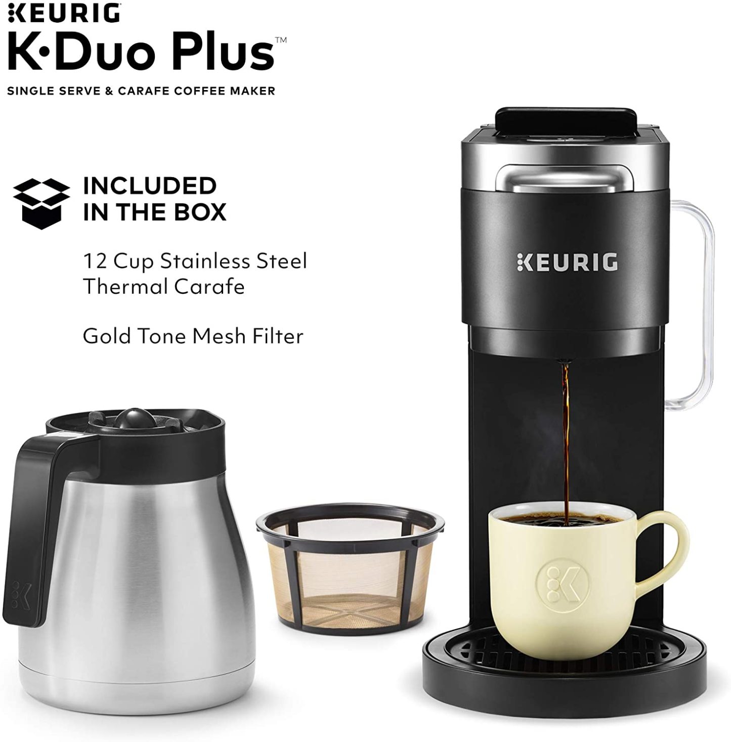 💝𝐐𝐕𝐂'𝐬 𝐁𝐥𝐚𝐜𝐤 𝐅𝐫𝐢𝐝𝐚𝐲 𝐃𝐞𝐚𝐥𝐬✨Keurig K-Duo Plus Single Serve & Carafe Coffee Maker