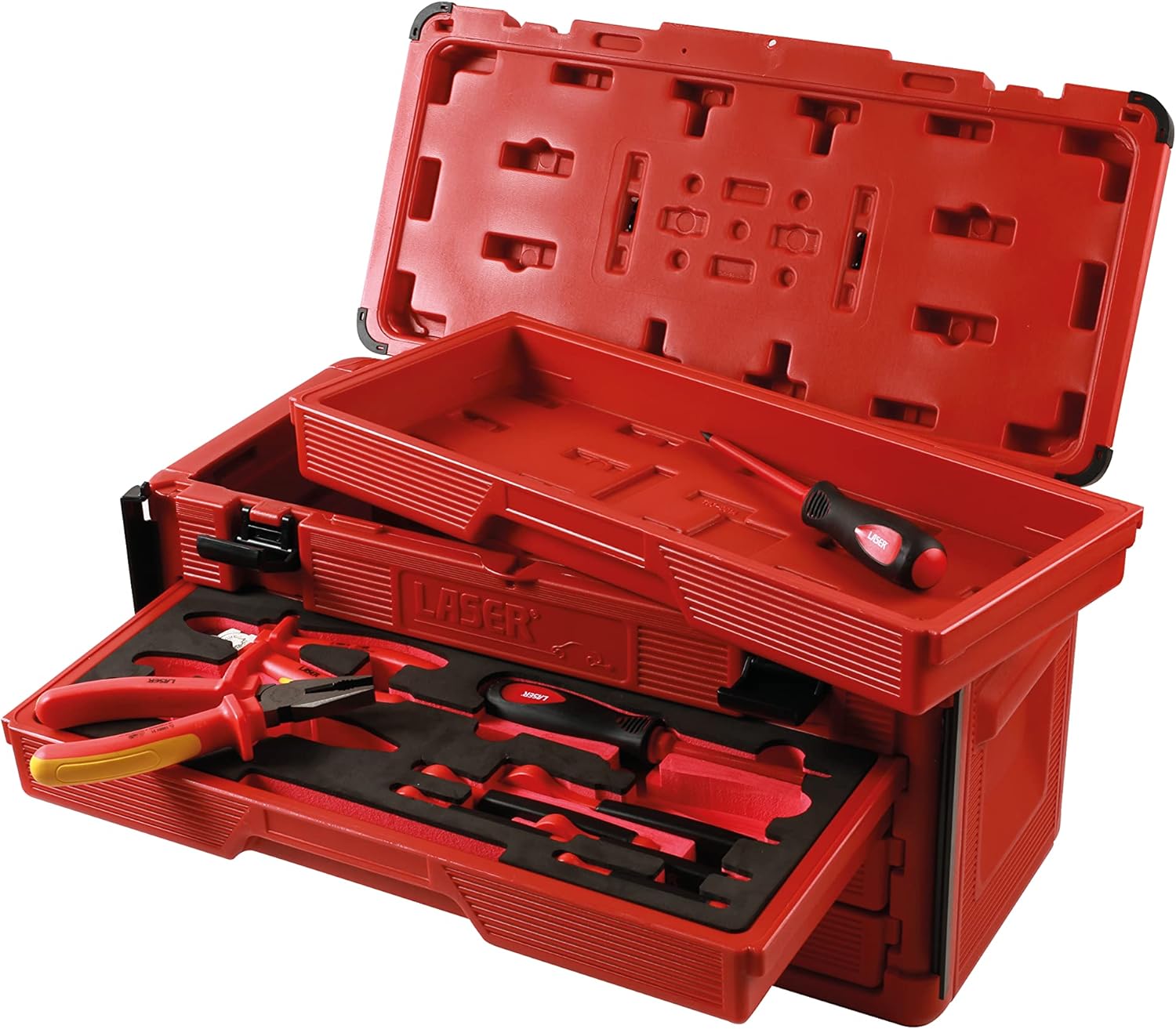 Laser 8328 Insulated Tool Kit - 3 Drawer Toolbox 27pc-Homelyive