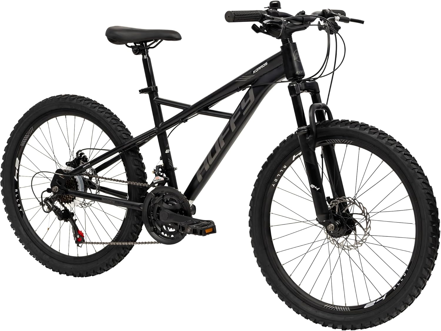 Huffy Korros Mountain Bike 24 pollici, Nero-Homelyive