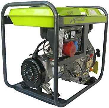 Varan Motors - 92611 Generatore elettrico Diesel 5.0 kVA, 1x 400V, 1x 230V, 1x 12VDC-Homelyive