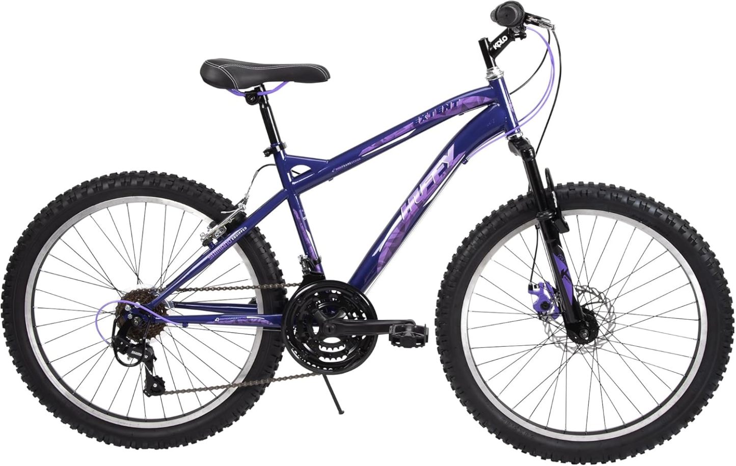 Huffy Extent Mountain Bike 24 pollici, 8-12 anni, Viola-Homelyive