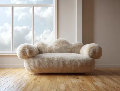 Sofá de 2 plazas tapizado en tela afelpada 165x90x60cm - beige - para salón - diseño contemporáneo con asiento envolvente