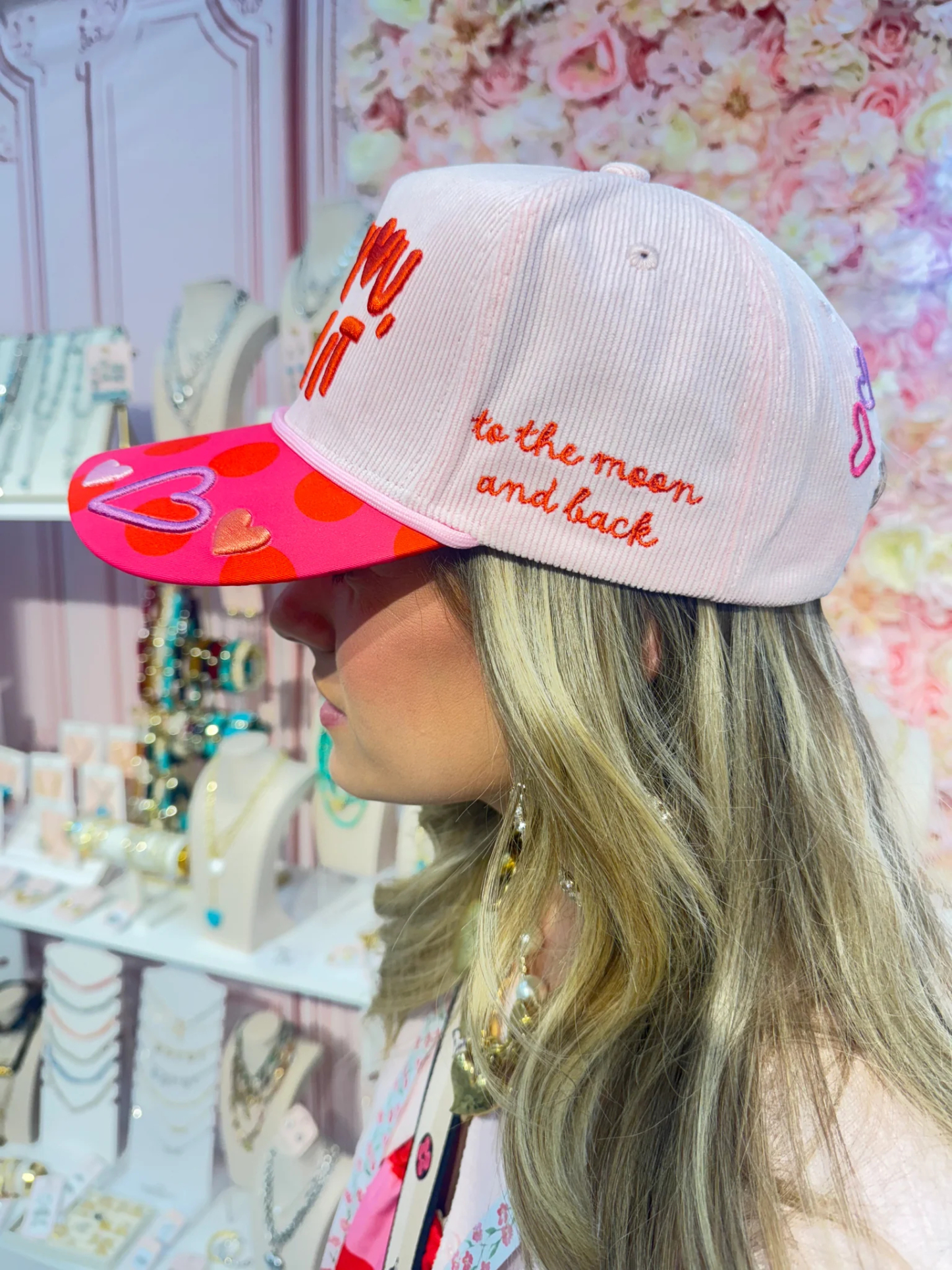 Pink and Orange Love You Mean it Hat