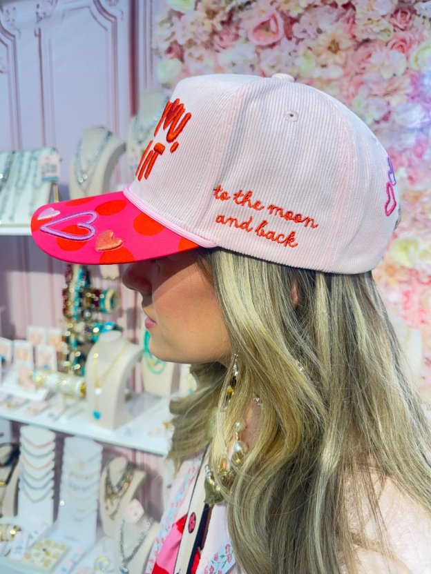 Pink and Orange Love You Mean it Hat