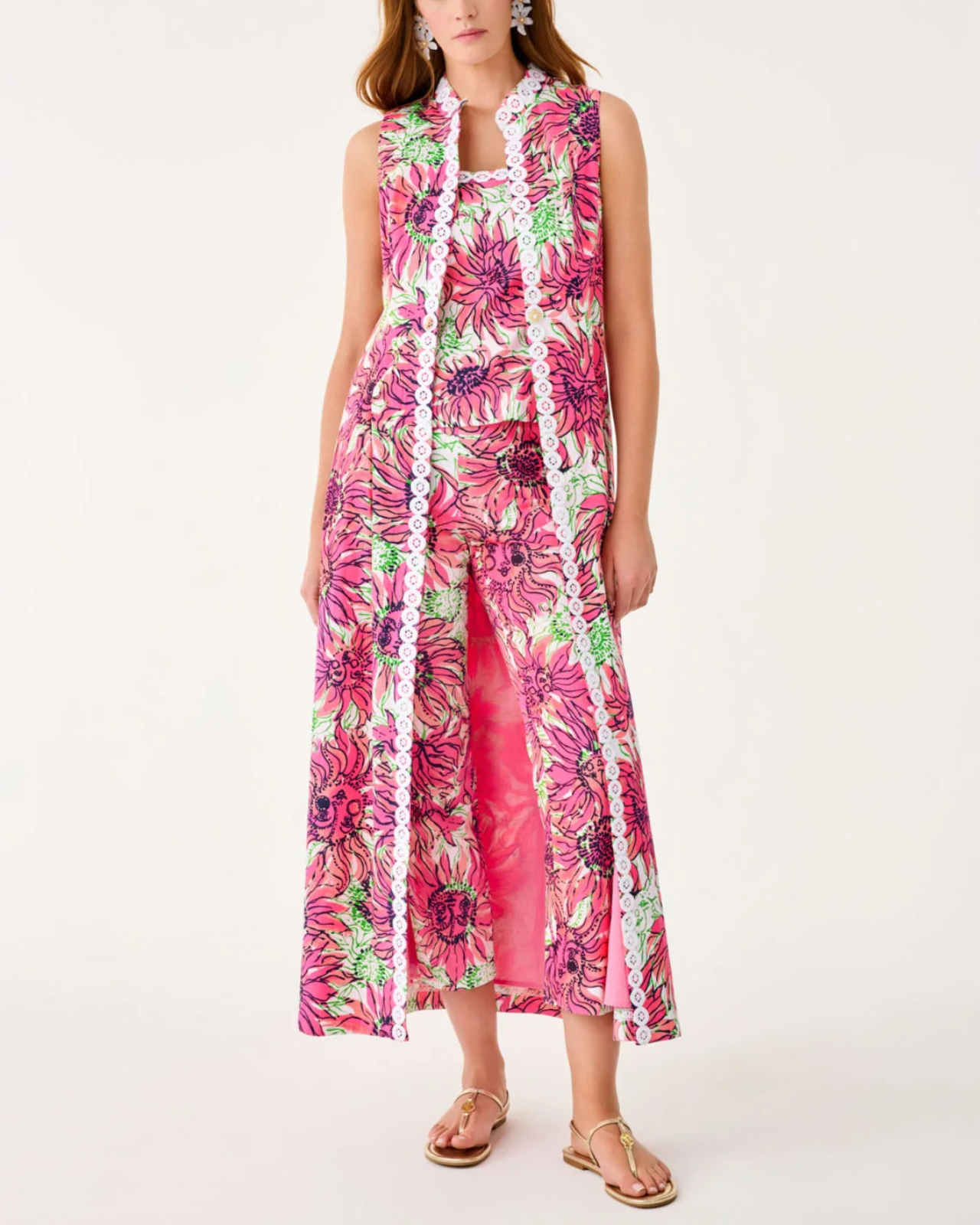 In Coconut Shine Your Bright button cape dress