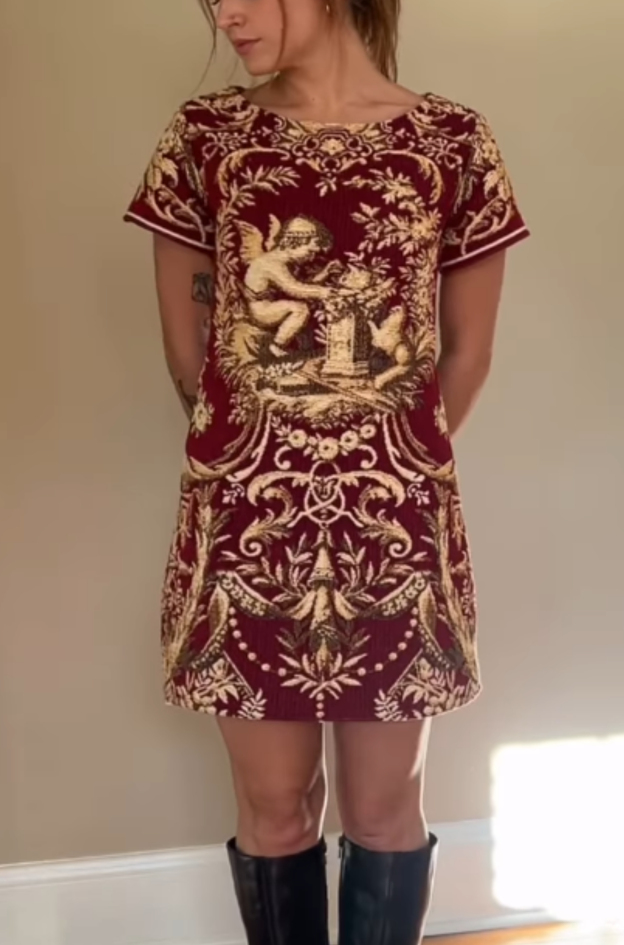 Hail Mary tapestry dress