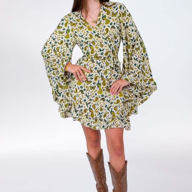 Fairy Meadow Wrap Dress