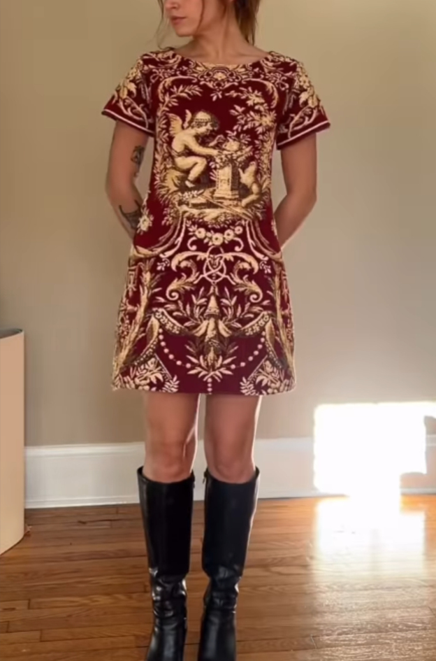 Hail Mary tapestry dress