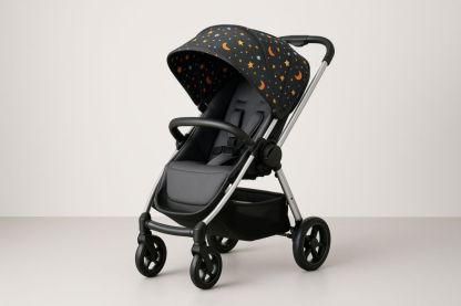 Aluminium Baby Stroller with Starry Night Canopy