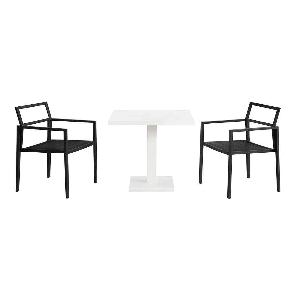 Mobilier de jardin,Ensemble table et chaises - Dineture