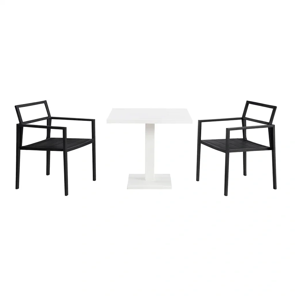 Mobilier de jardin,Ensemble table et chaises - Dineture