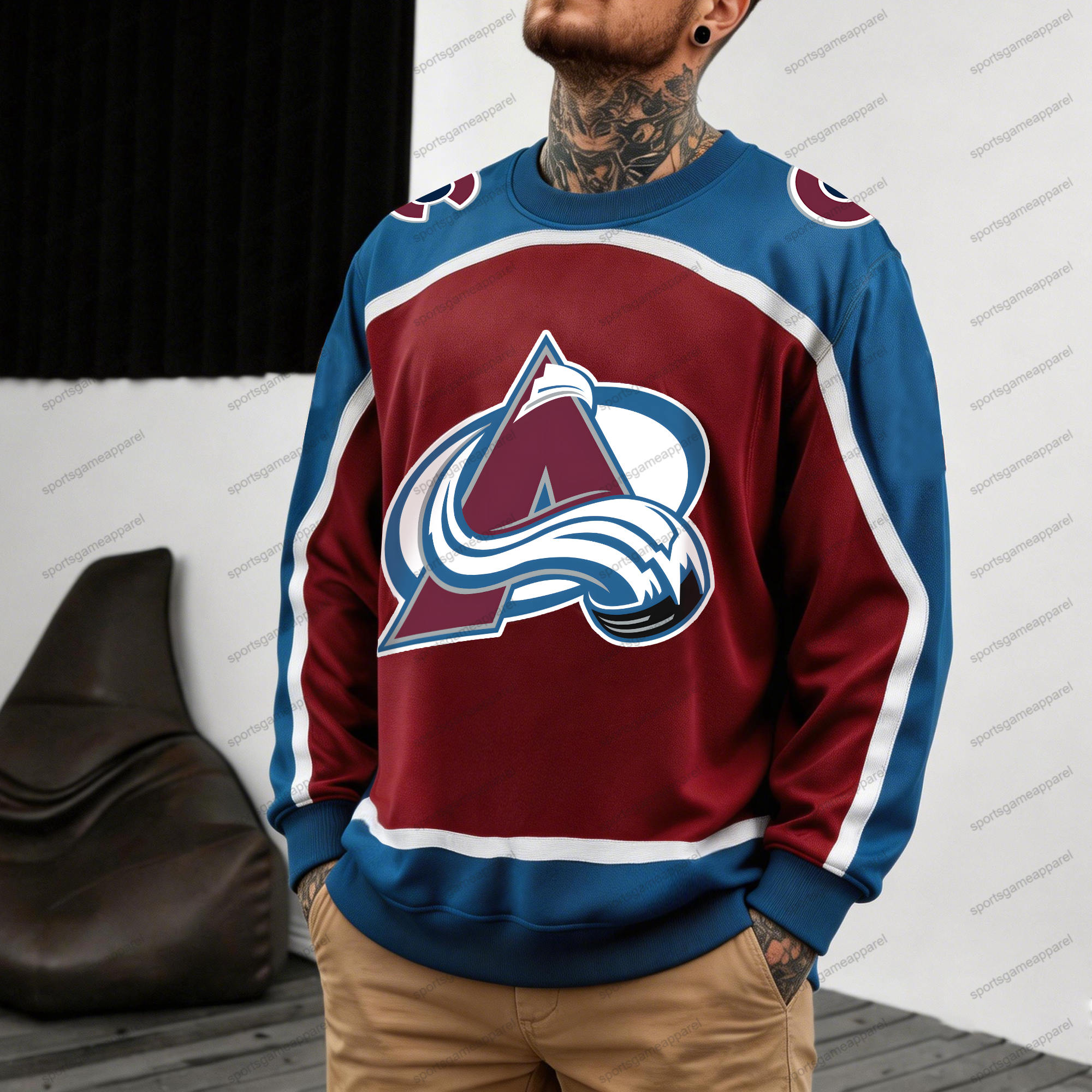 Unisex “Colorado Avalanche ” Crew Neck Sweatshirt