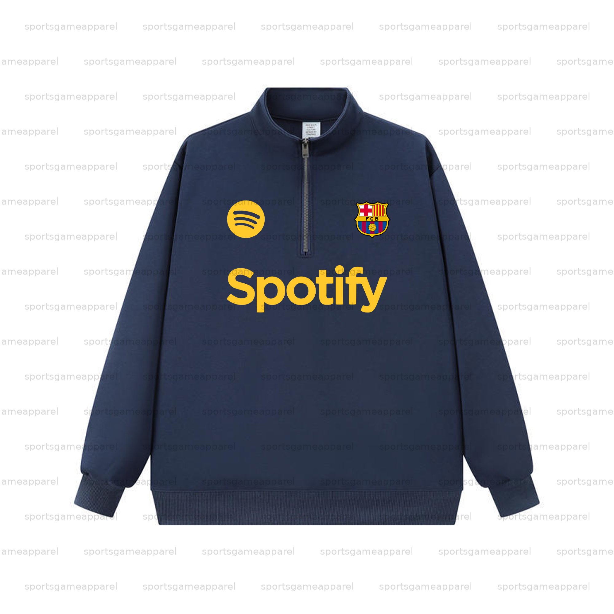 Unisex "UEFA " Graphic Streetwear Vintage  Zip-up Sweatshirt