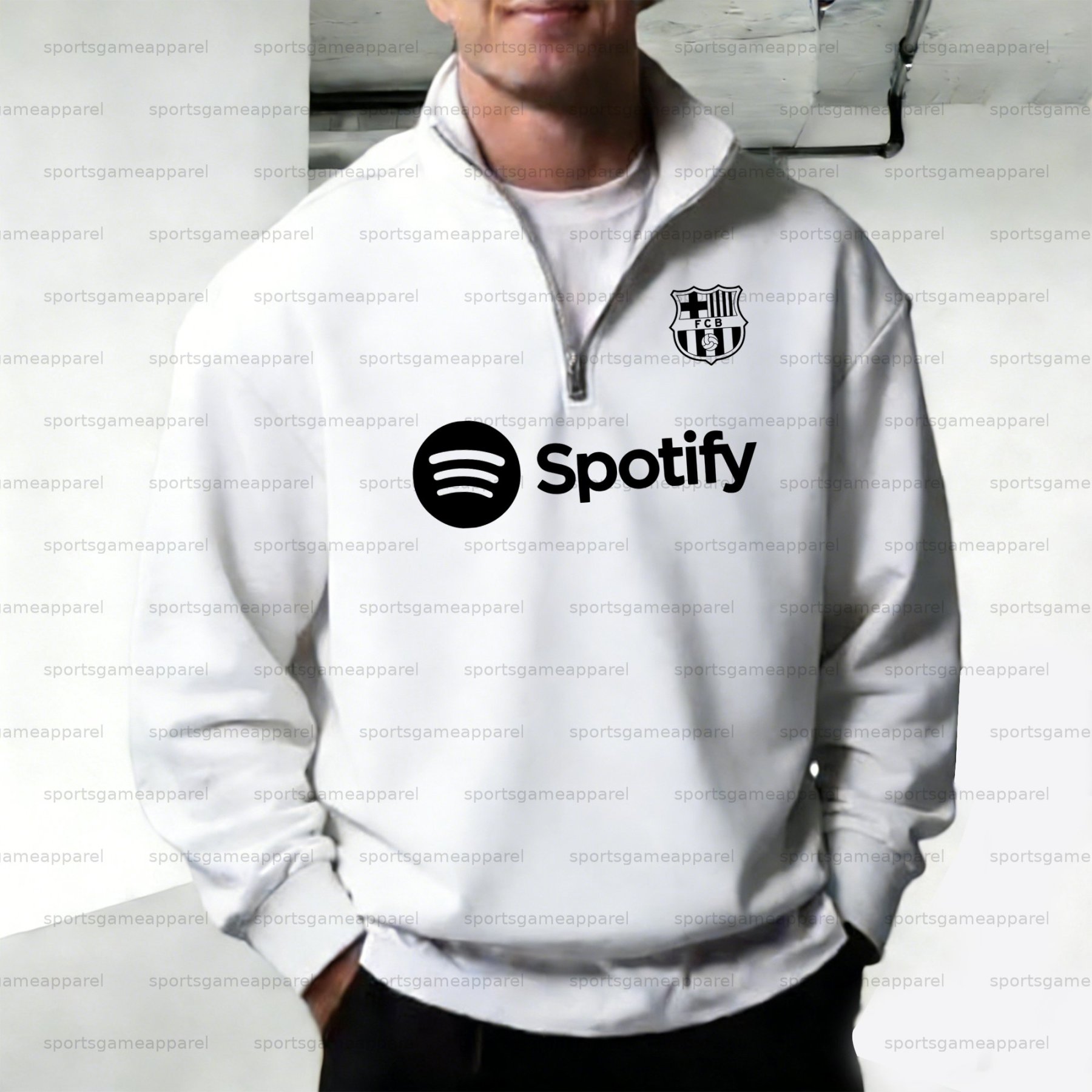 Unisex "UEFA " Graphic Streetwear Vintage  Zip-up Sweatshirt