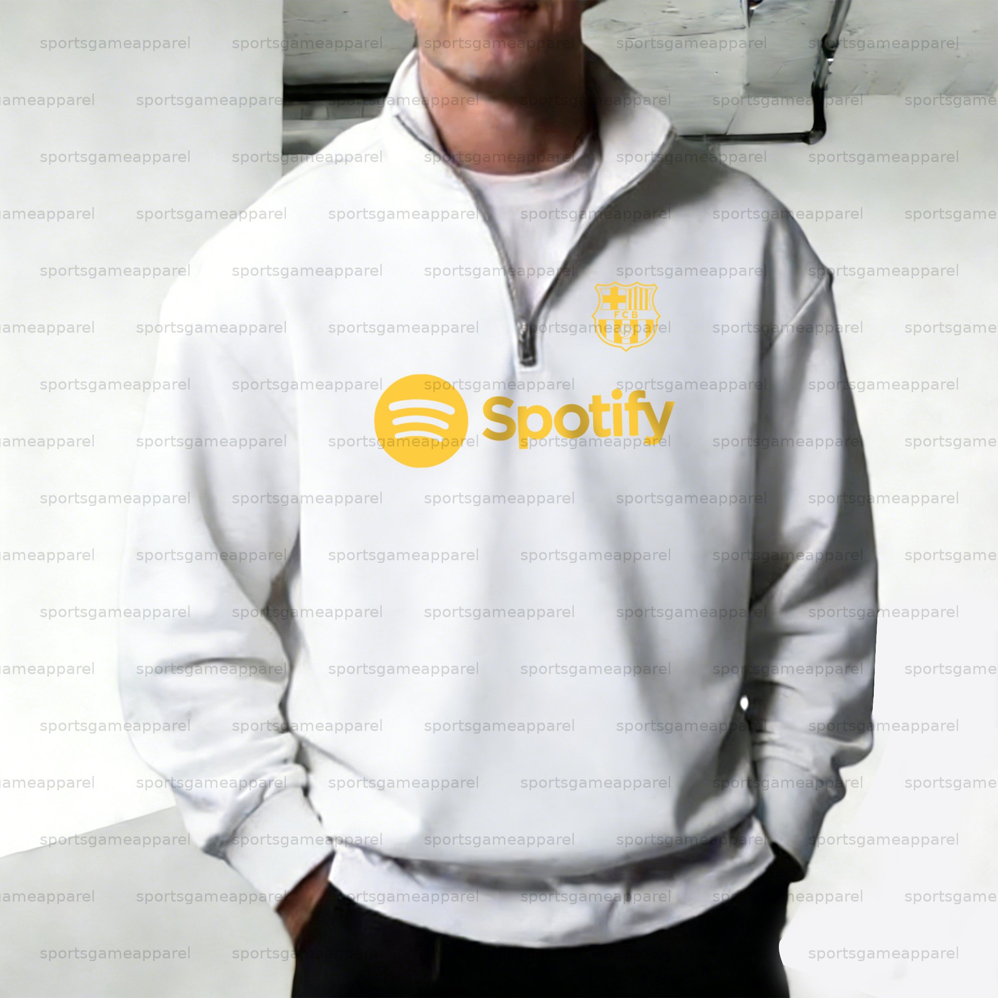 Unisex "UEFA " Graphic Streetwear Vintage  Zip-up Sweatshirt