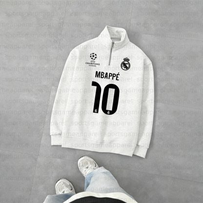 Unisex "UEFA " Graphic Streetwear Vintage  Zip-up Sweatshirt