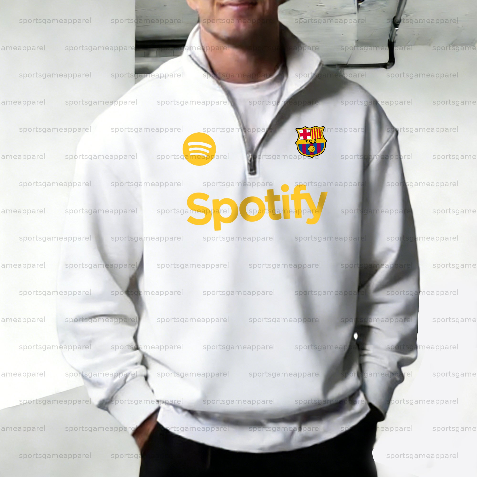 Unisex "UEFA " Graphic Streetwear Vintage  Zip-up Sweatshirt