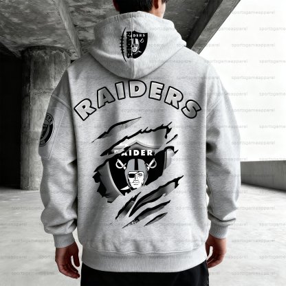 Unisex "Las Vegas Raiders" Graphic Streetwear Vintage Plush Hoodie