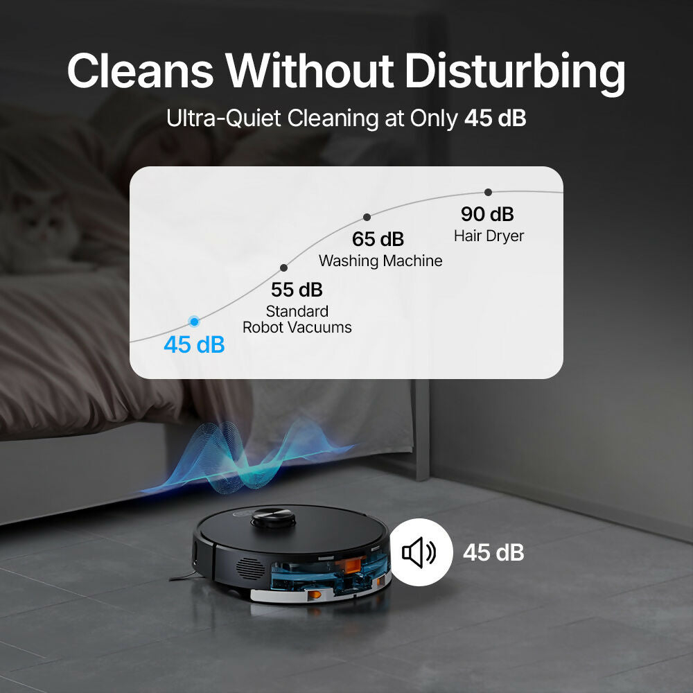 Robot Vacuum V8 Pro – Fully Automatic Cleaning with Mopping Function, Intelligent Navigation & App Control Engineered for Effortless Cleaning
