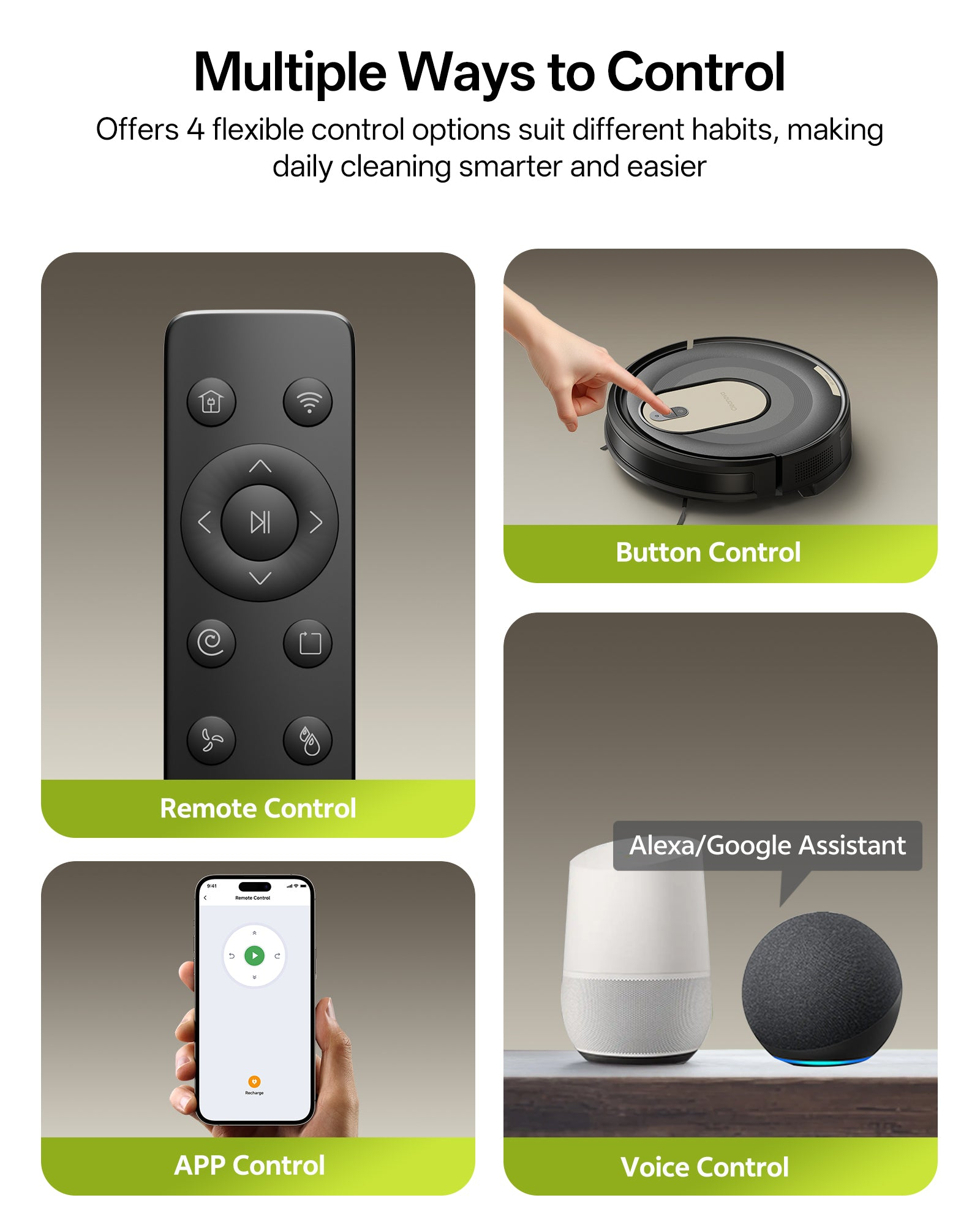 Robot Vacuum W8 with 5,000PA & Smart App Control
